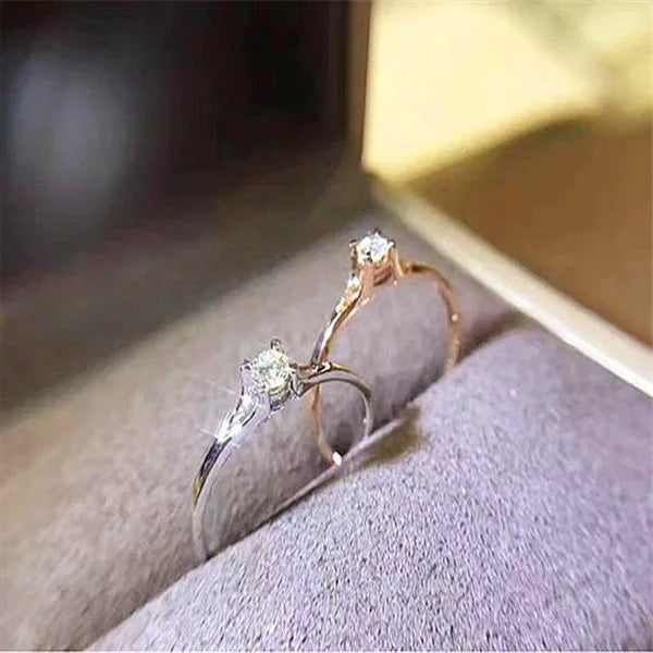 Intertwined Zircon Statement Ring