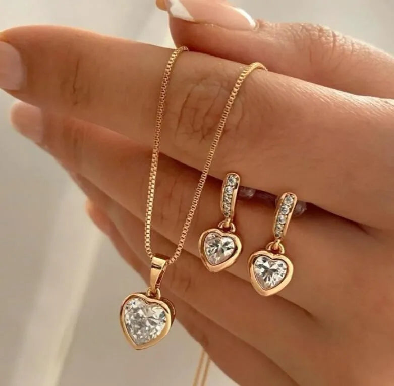 Vintage Interlocking Jewelry Set